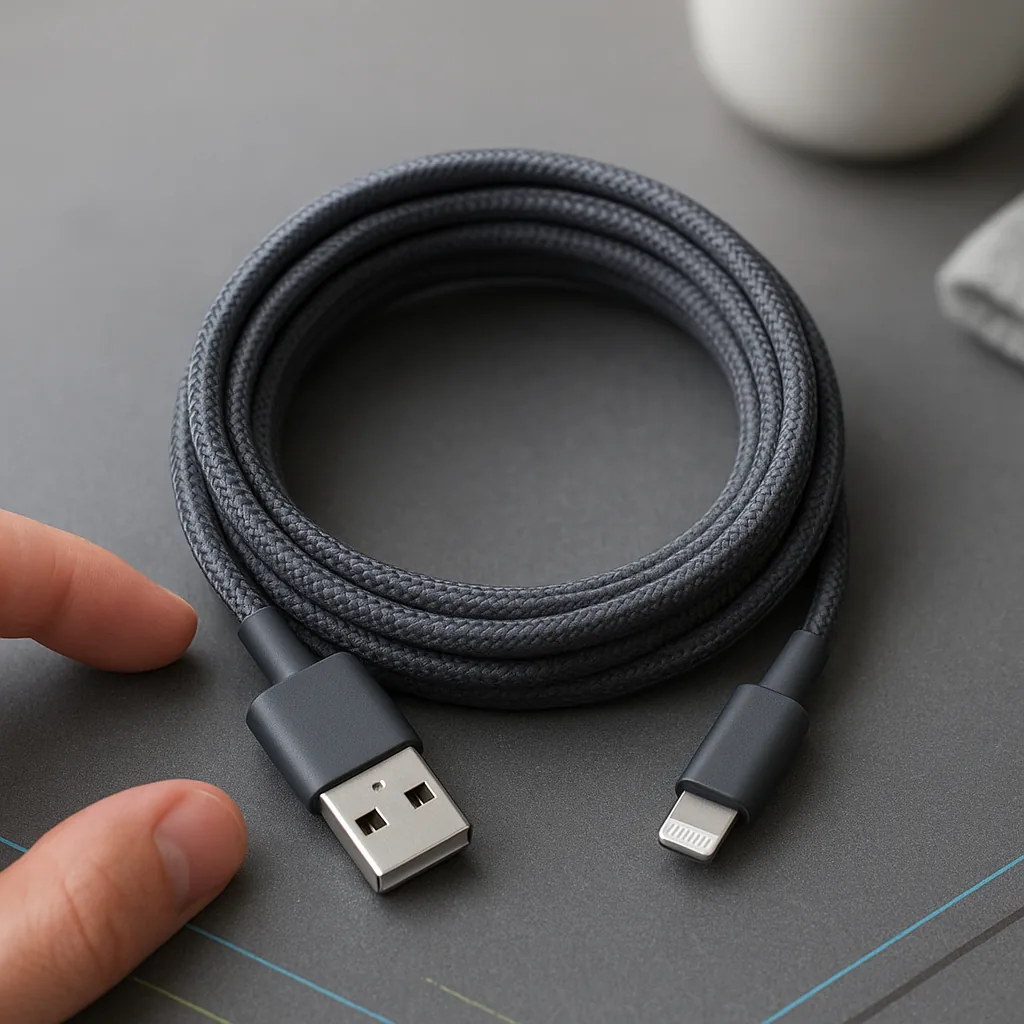 Dock USB-A to Lightning-compatible cable